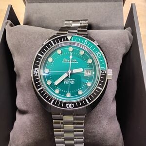 Bulova Oceanographer Automatic Snorkel Devil 666Automatic Men's Watch New No Tag